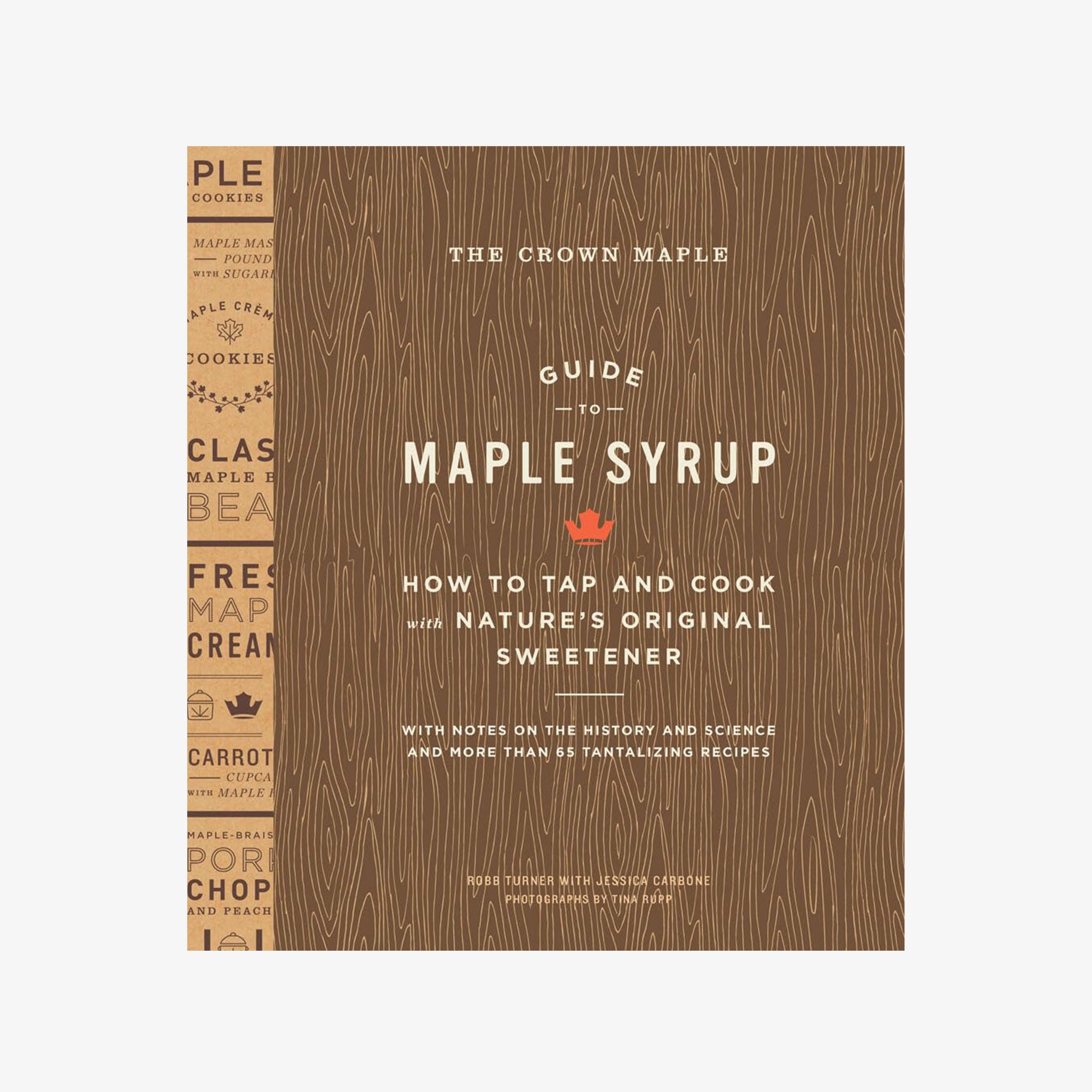Front cover of The Crown Maple Guide to Maple Syrup on a white background