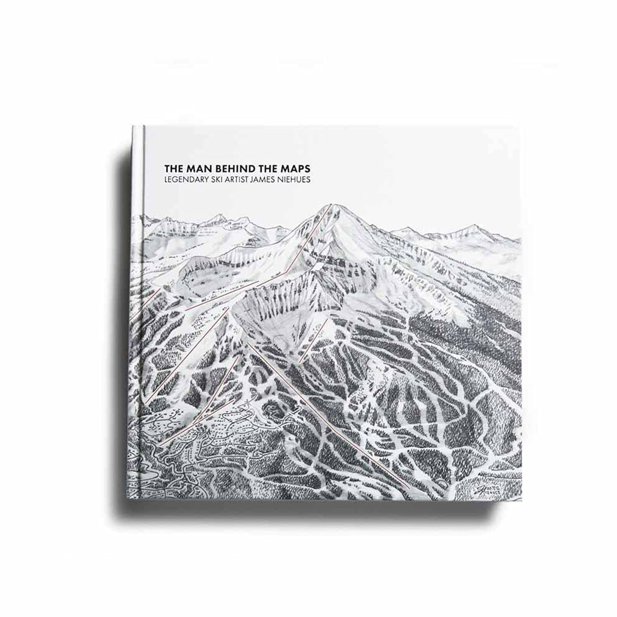 Front cover of book titled The Man Behind the Maps on a white background