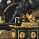 Trudon Ernesto "Leather & Tobacco" Petite Candle a black statue at Addison West