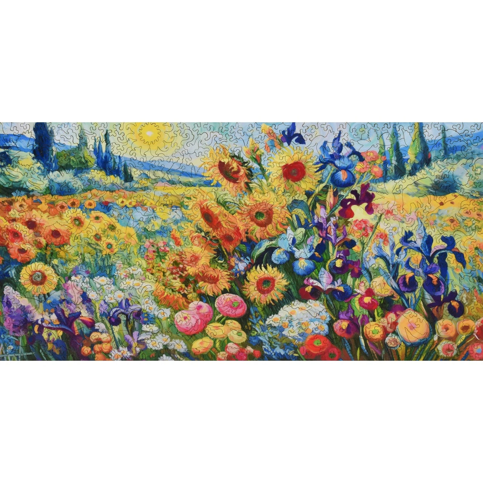 Liberty Puzzle Van Gogh's Garden on a white background at Addison West