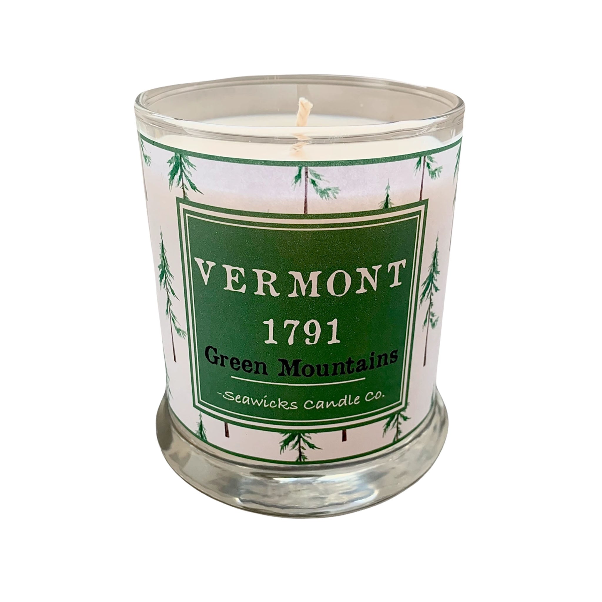 Seawicks Vermont 1791 Candle on a white background