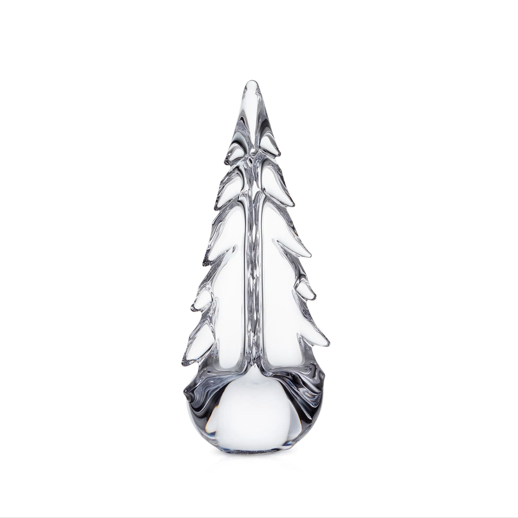 Vermont Evergreen Glass Treee, 10" on a white background at Addison West