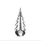 Vermont Evergreen Glass Tree, 14" on a white background at Addison West