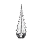 Vermont Evergreen Glass Tree, 20" on a white background at Addison West