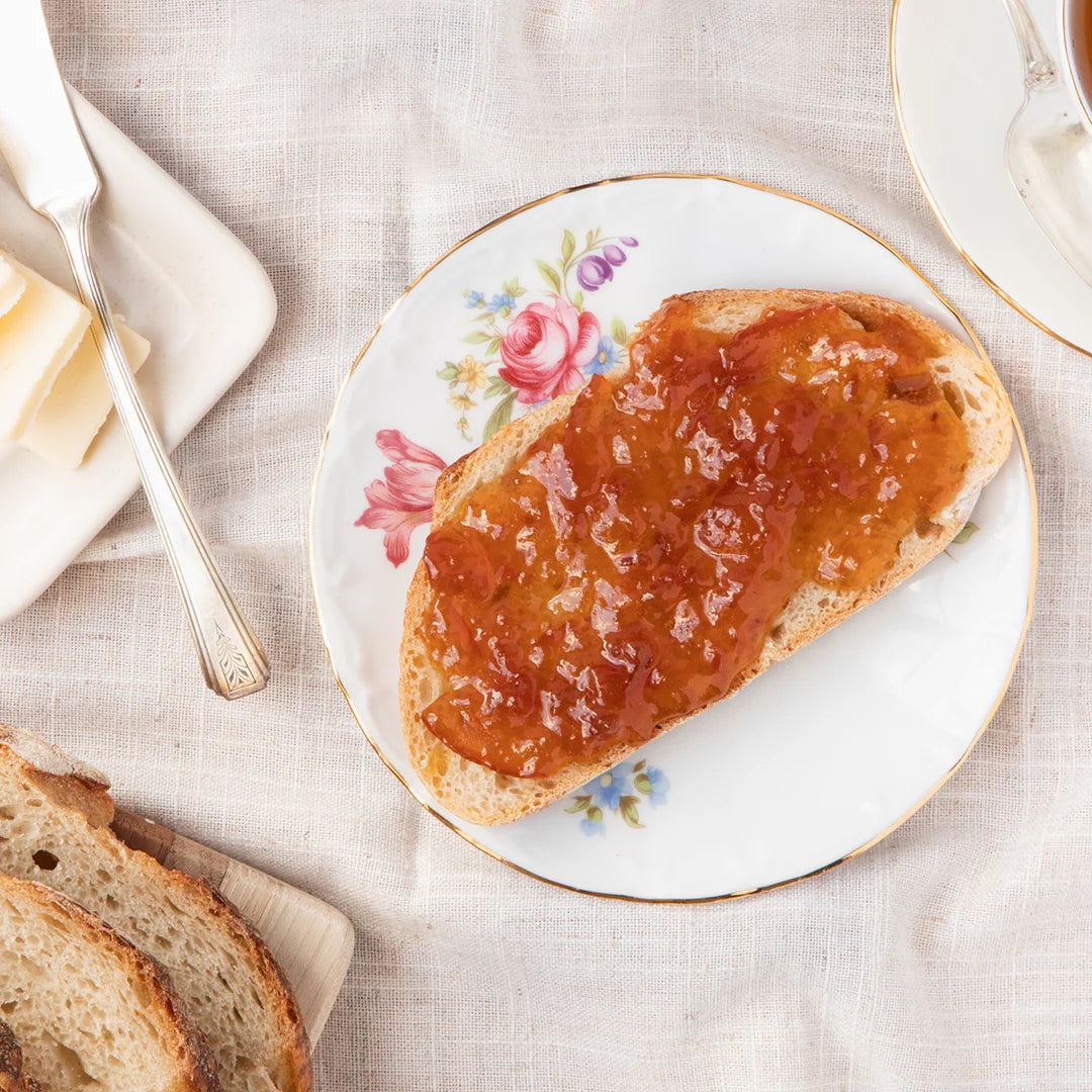 Blake Hill Jam Sampler Gift Box on a pirce of toast at Addison West