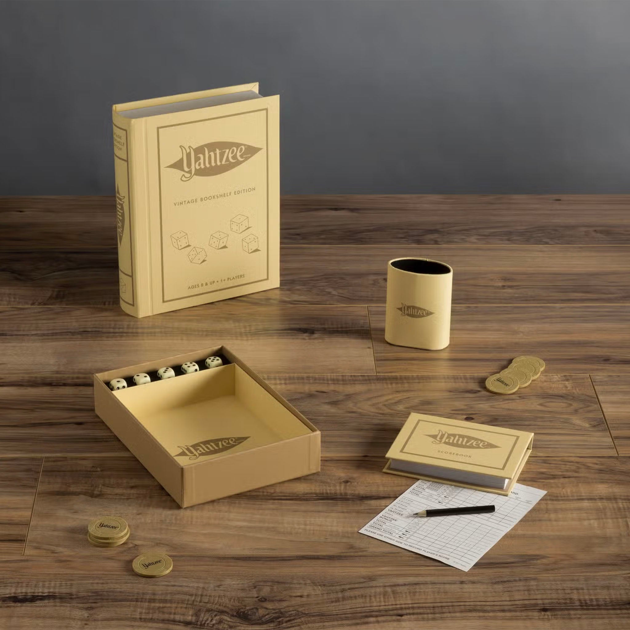 Vintage Bookshelf Edition Yahtzee - Addison West