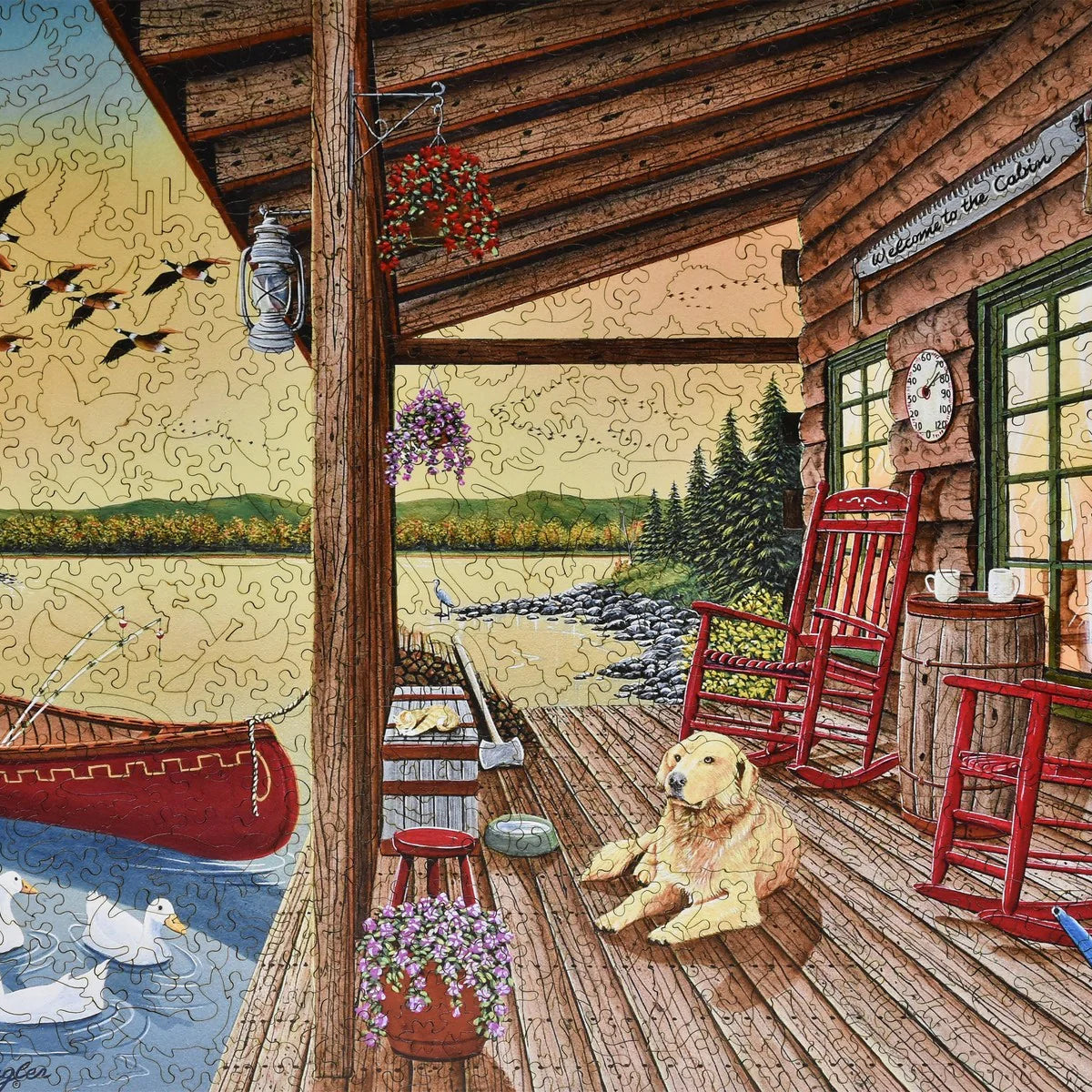 Liberty Puzzle Welcome to the Cabin at Addison West