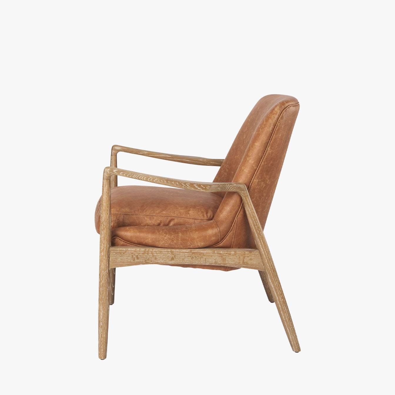 Winston Accent Chair in Cognac - Addison West