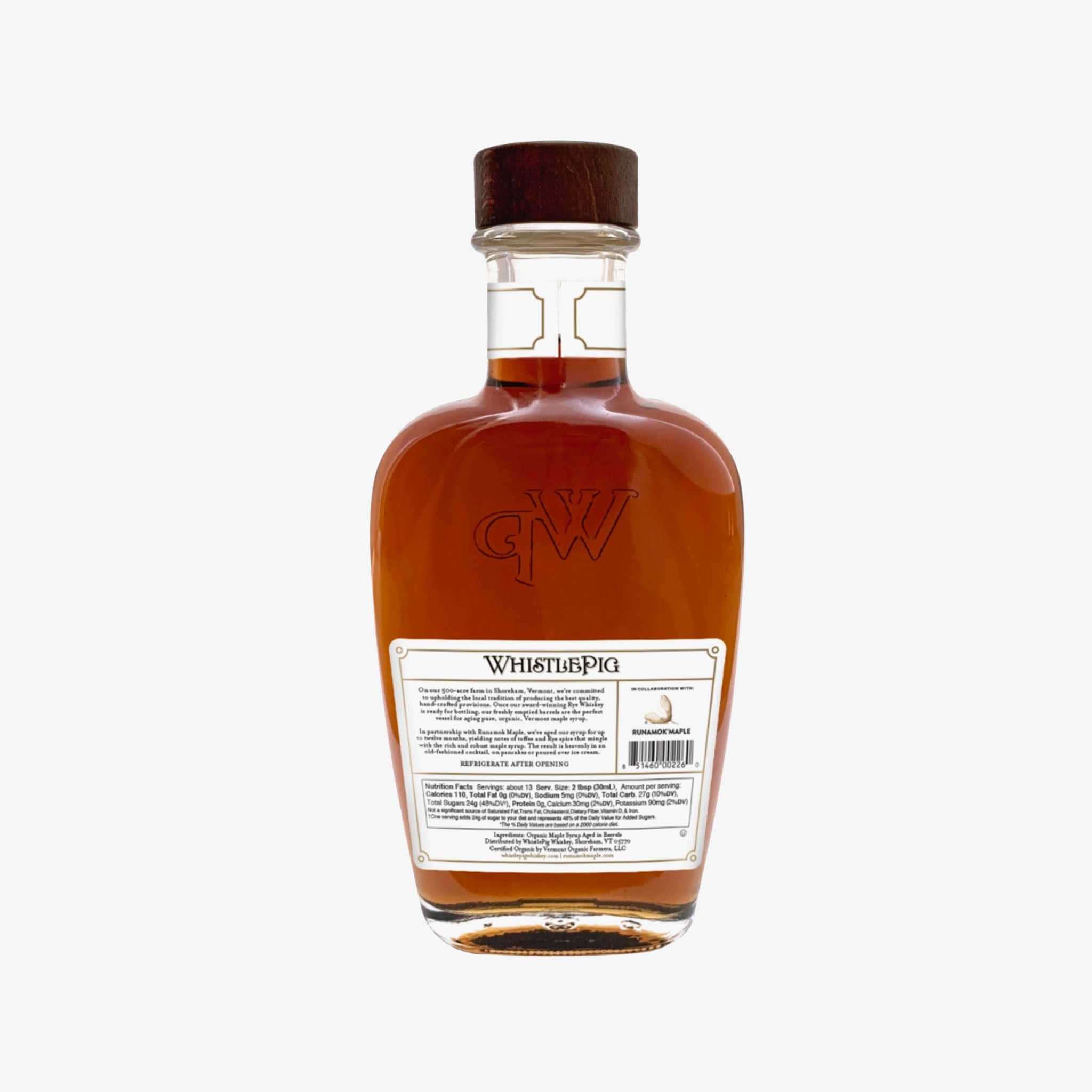 WhistlePig Rye Whiskey Barrel-Aged Maple Syrup - Addison West