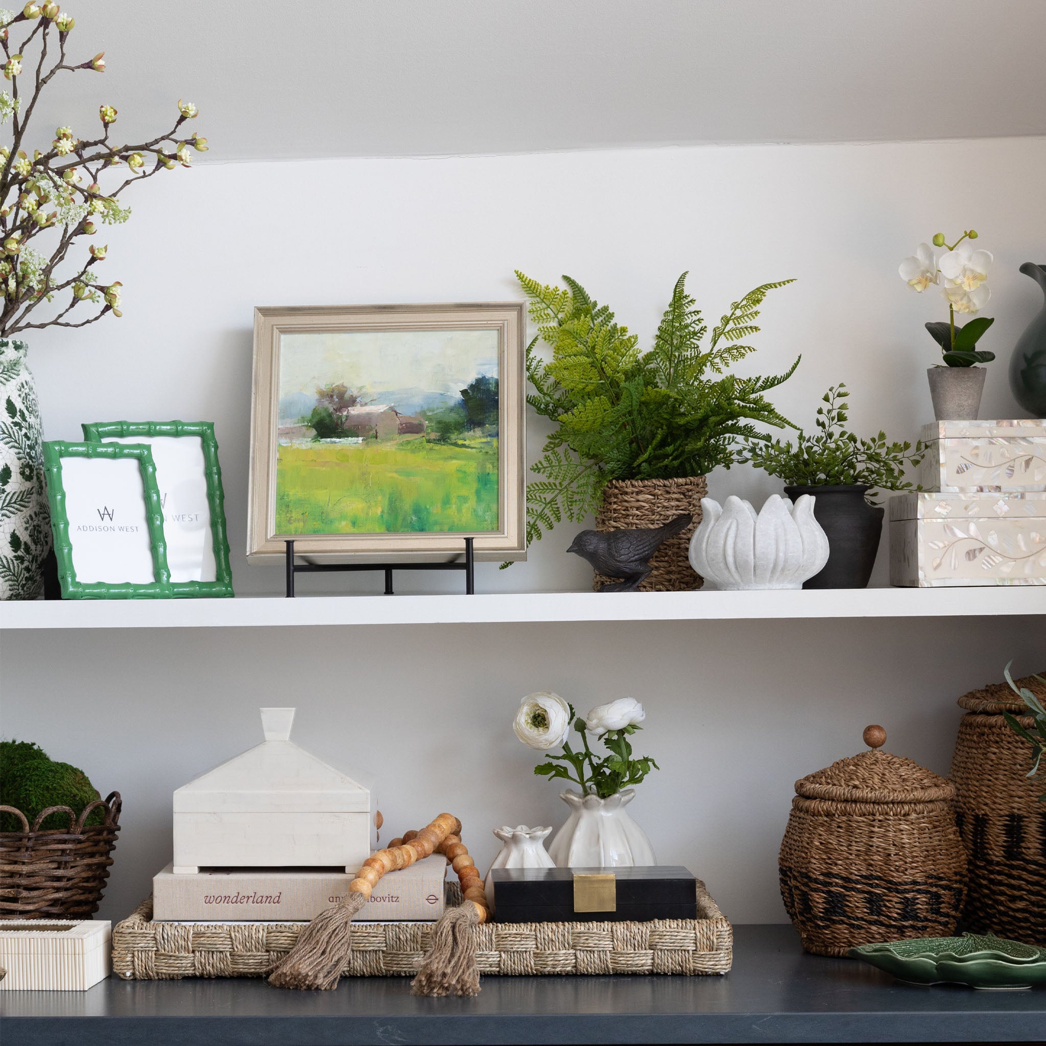 Wood and Jute Decorative Beads - Addison West