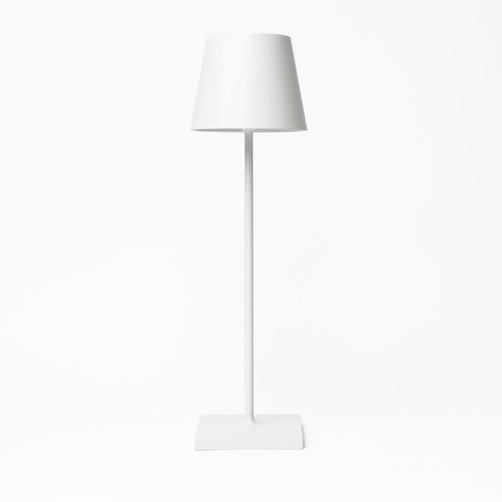 Poldina Pro Table Lamp in White on a white background