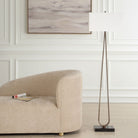 Galridge Floor Lamp in a white living room at Addison West