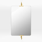 Anastasya Accent Mirror on a white background at Addison West