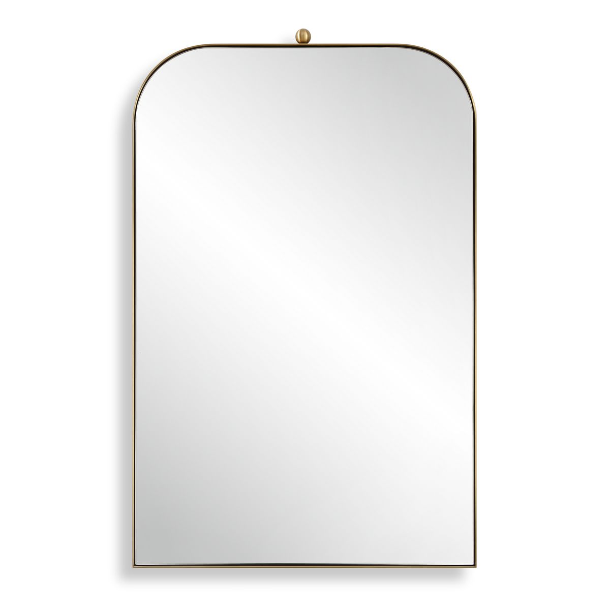 Caswell Arch Accent Mirror on a white background at Addison West