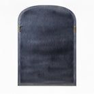 Back of Nalanda Mantel Mirror in Antiqued Gold on a white background at Addison West