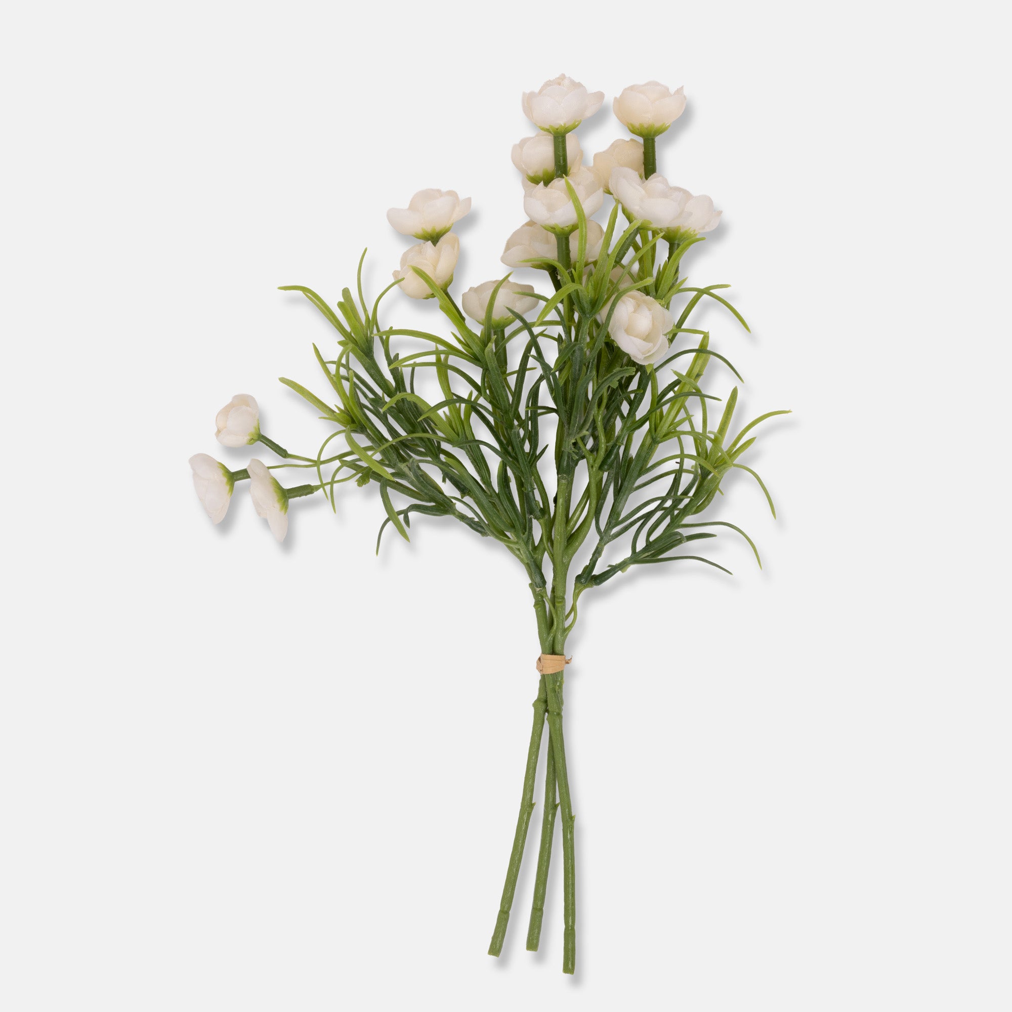 Abigail Ahern Faux Hellebore Bunch in White on a white background at Addison West