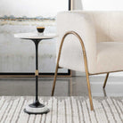 Sennett Accent Table in a living room at Addison West