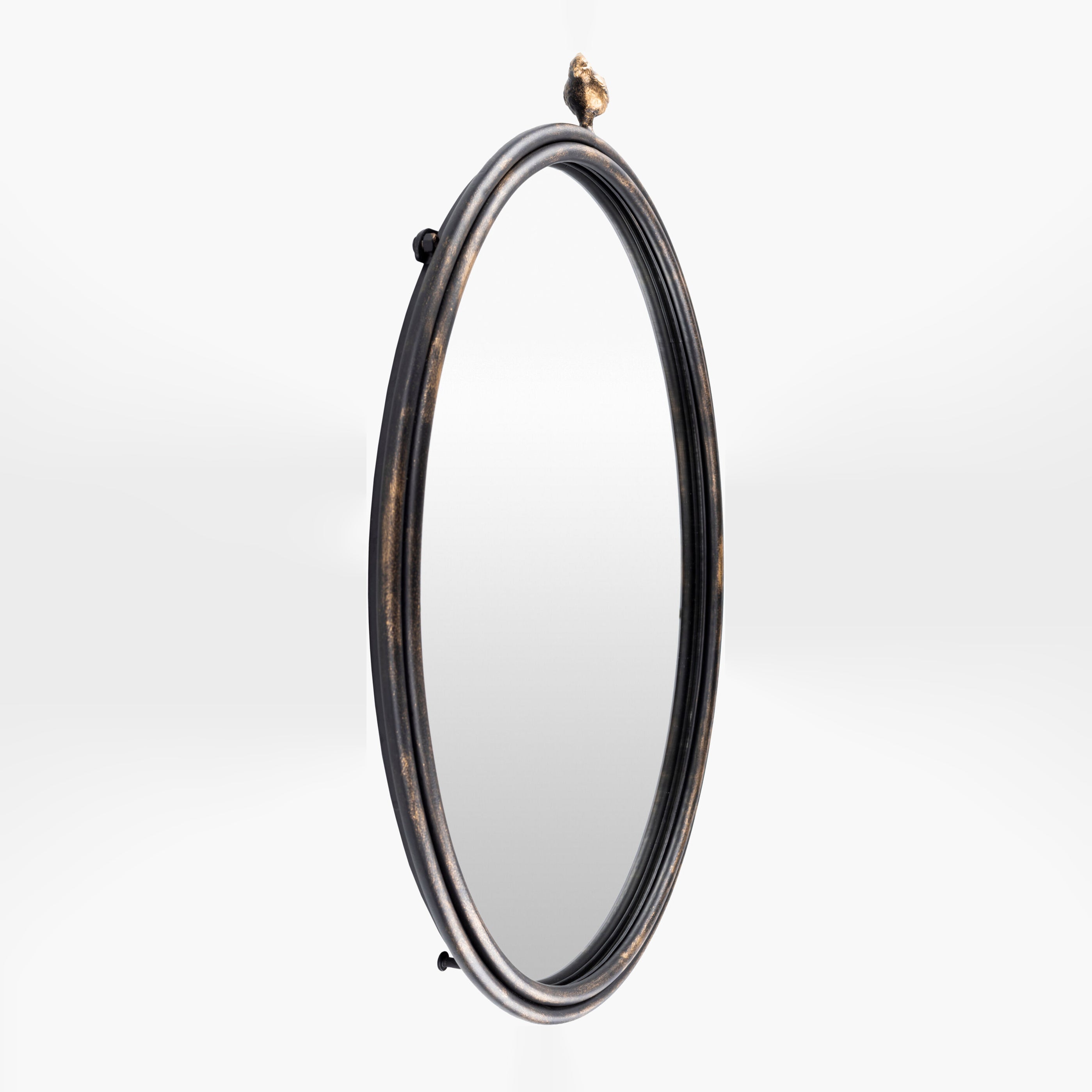 Back of Birdsong Accent Mirror on a white background at Addison West