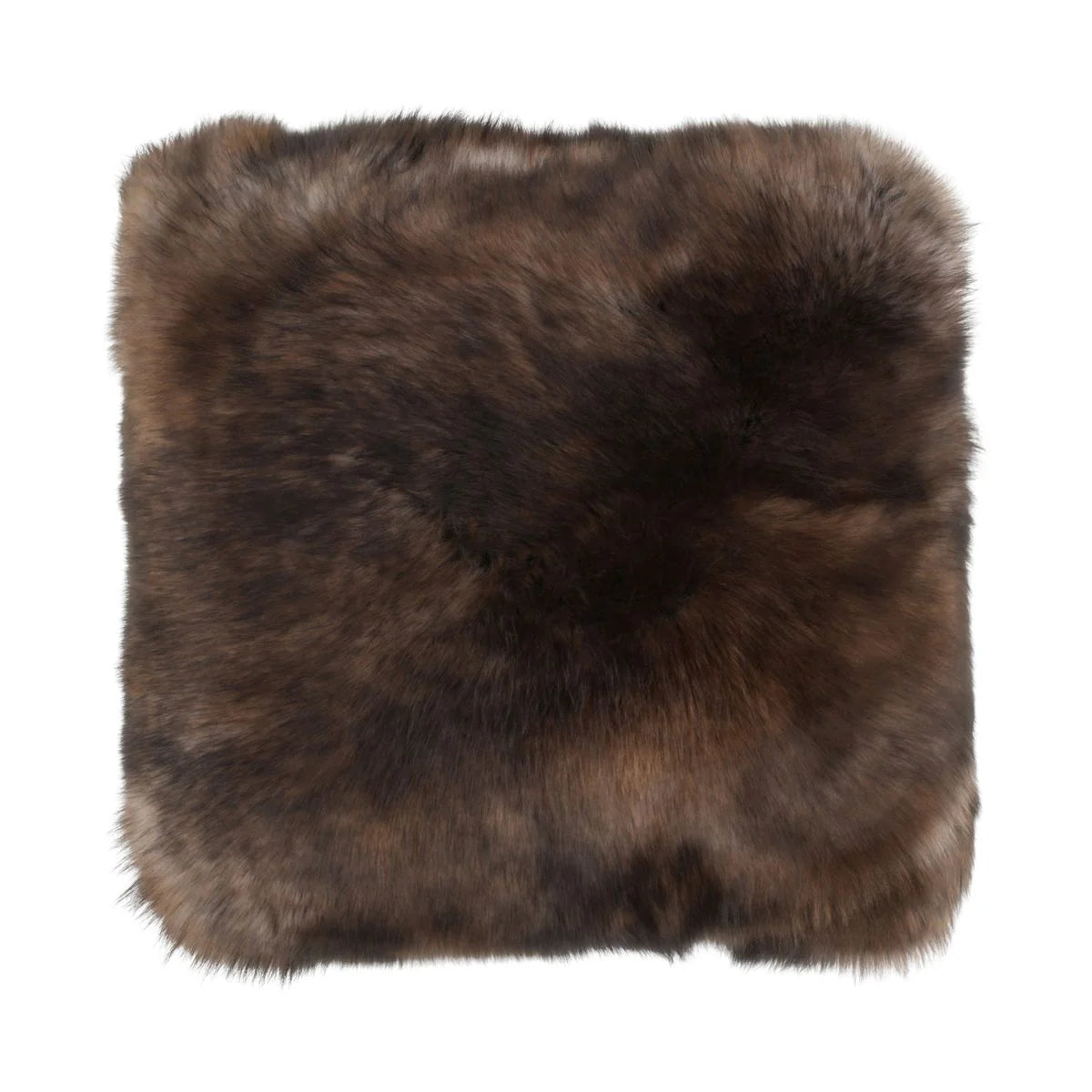 20" Toscana Sheepskin Throw Pillow on a white background at Addison West