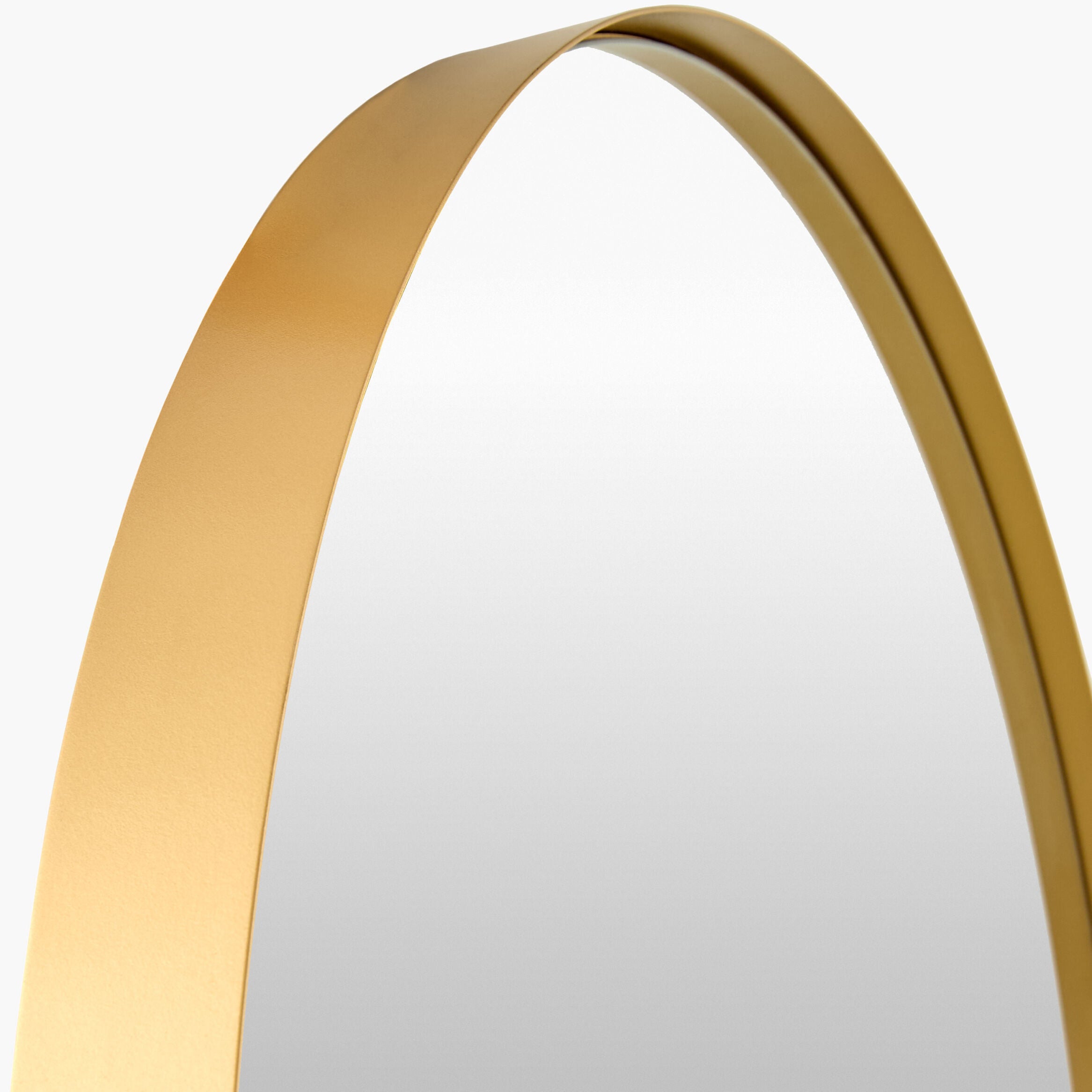 Close up of Carbondale Accent Mirror on a white background at Addison West