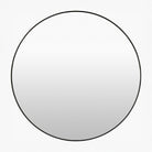 Carbondale Accent Mirror in Matte Black on a white background at Addison West