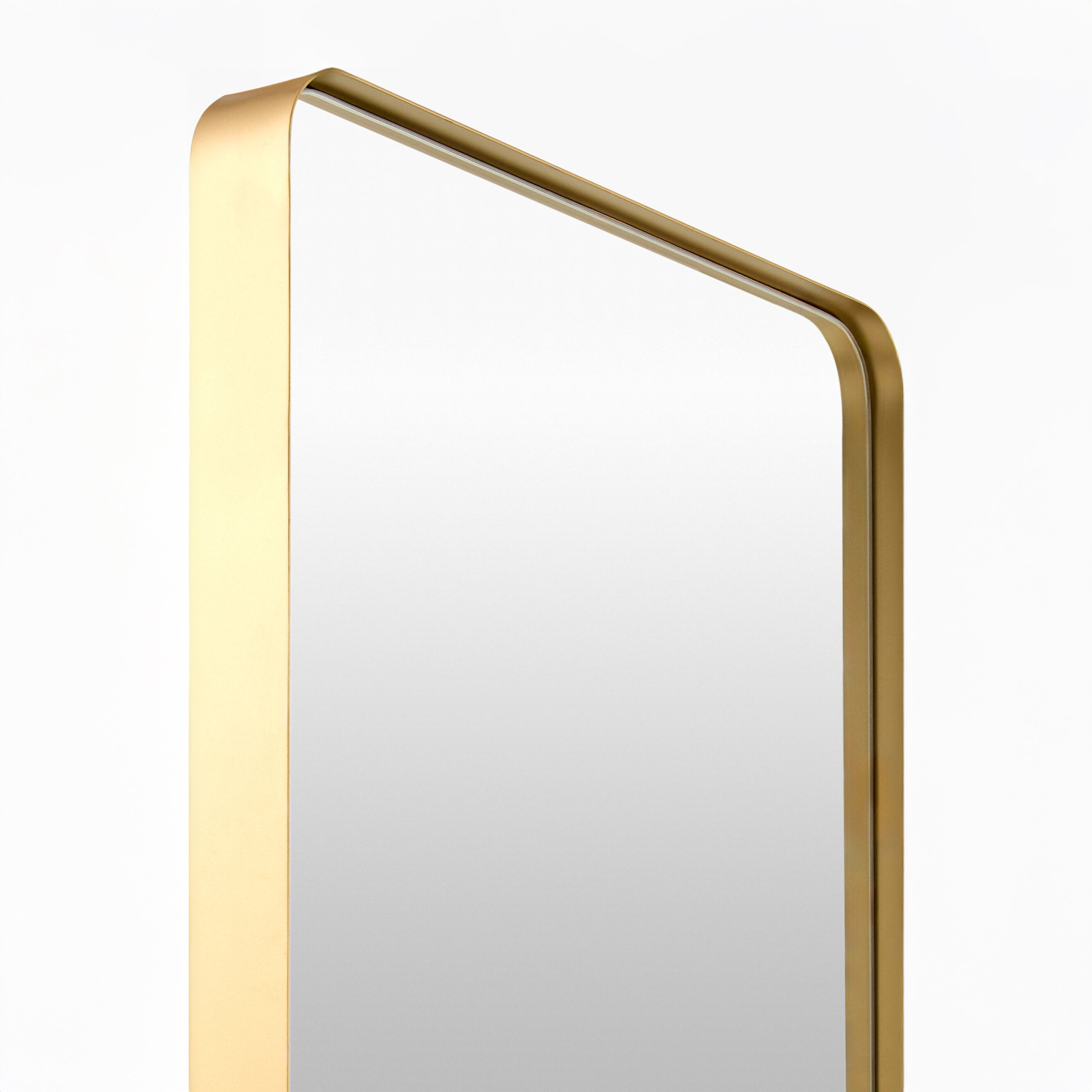 Close up of Carbondale Accent Mirror on a white background at Addison West