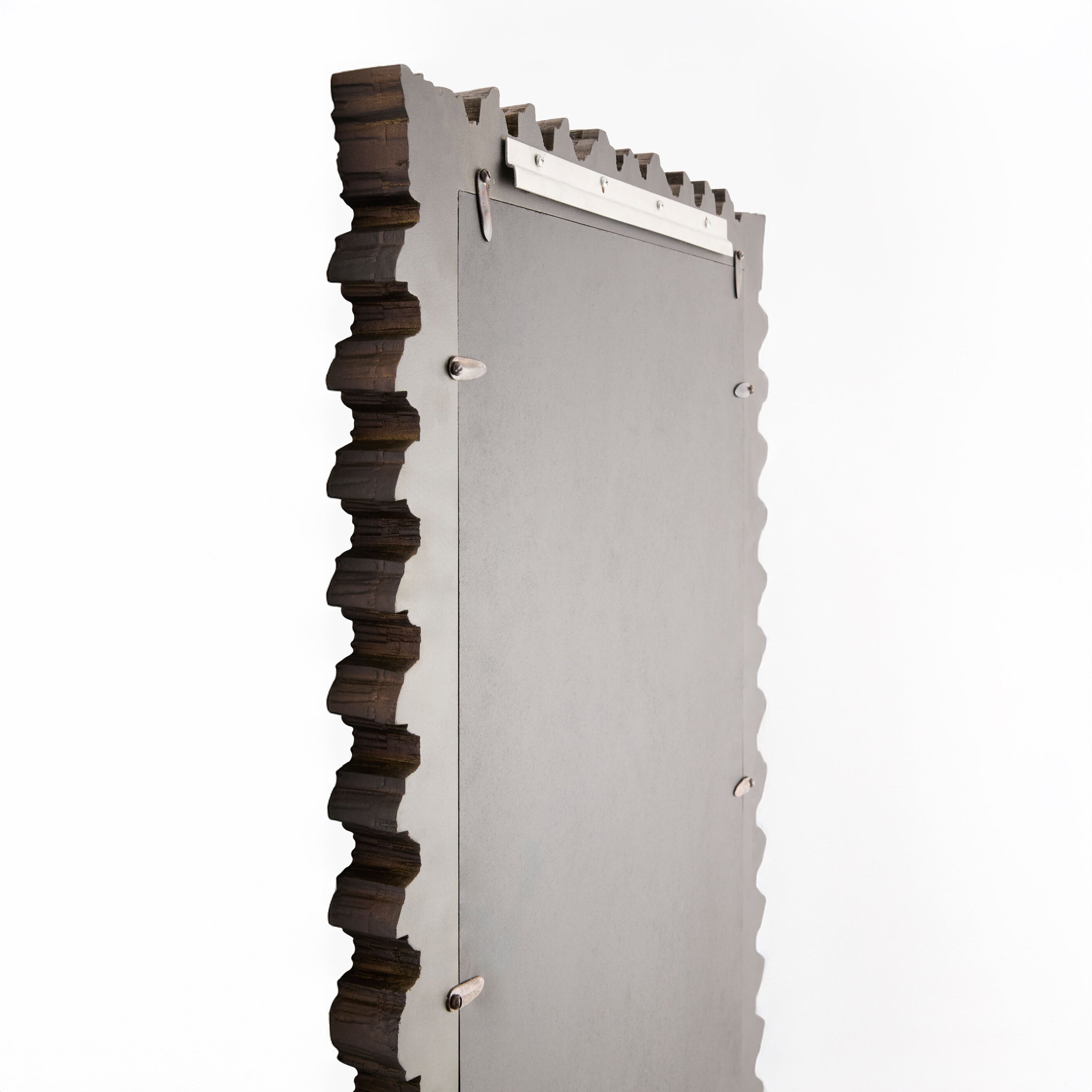 Close up of Cassian Accent Mirror on a white background at Addison West