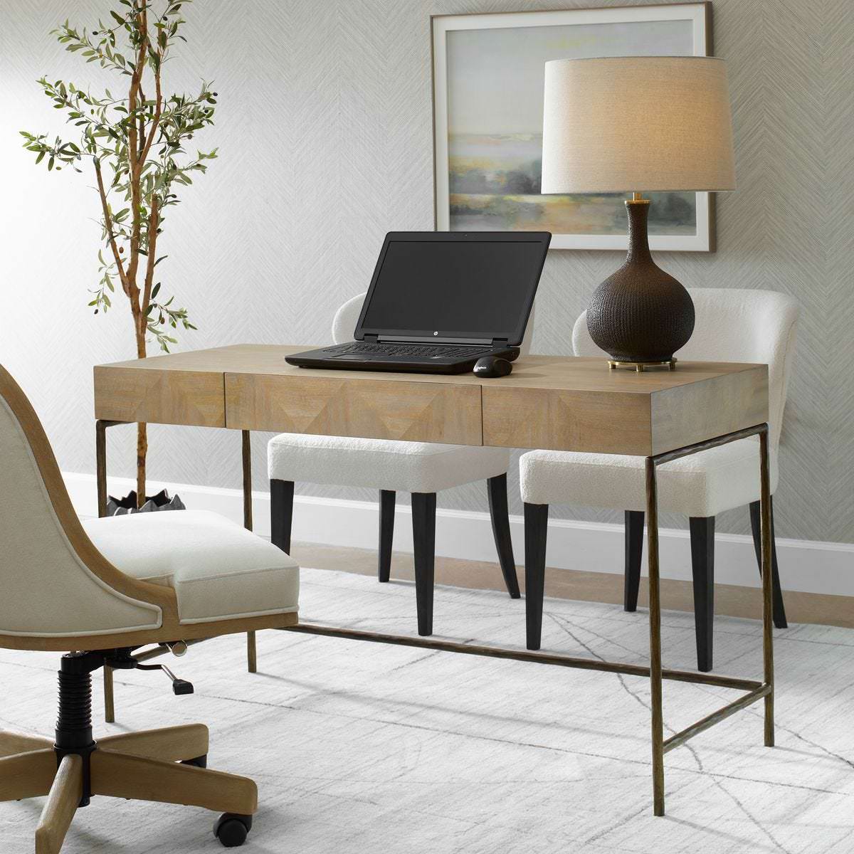 Ariston Desk in an office at Addison West
