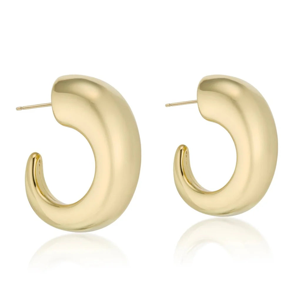 Elli Parr Claw Hoop on a white background at Addison West