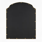 Back of Corbin Mantel Mirror on a white background at Addison West
