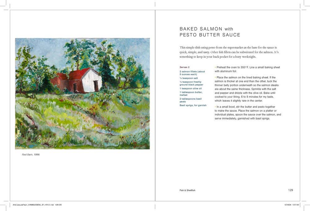 The Art of Jacques Pépin, The Cookbook: Favorite Recipes and Paintings from My Life in the Kitchen on a white background at Addison West