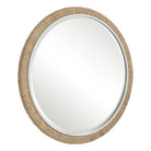 Carsten Round Accent Mirror on a white background at Addison West