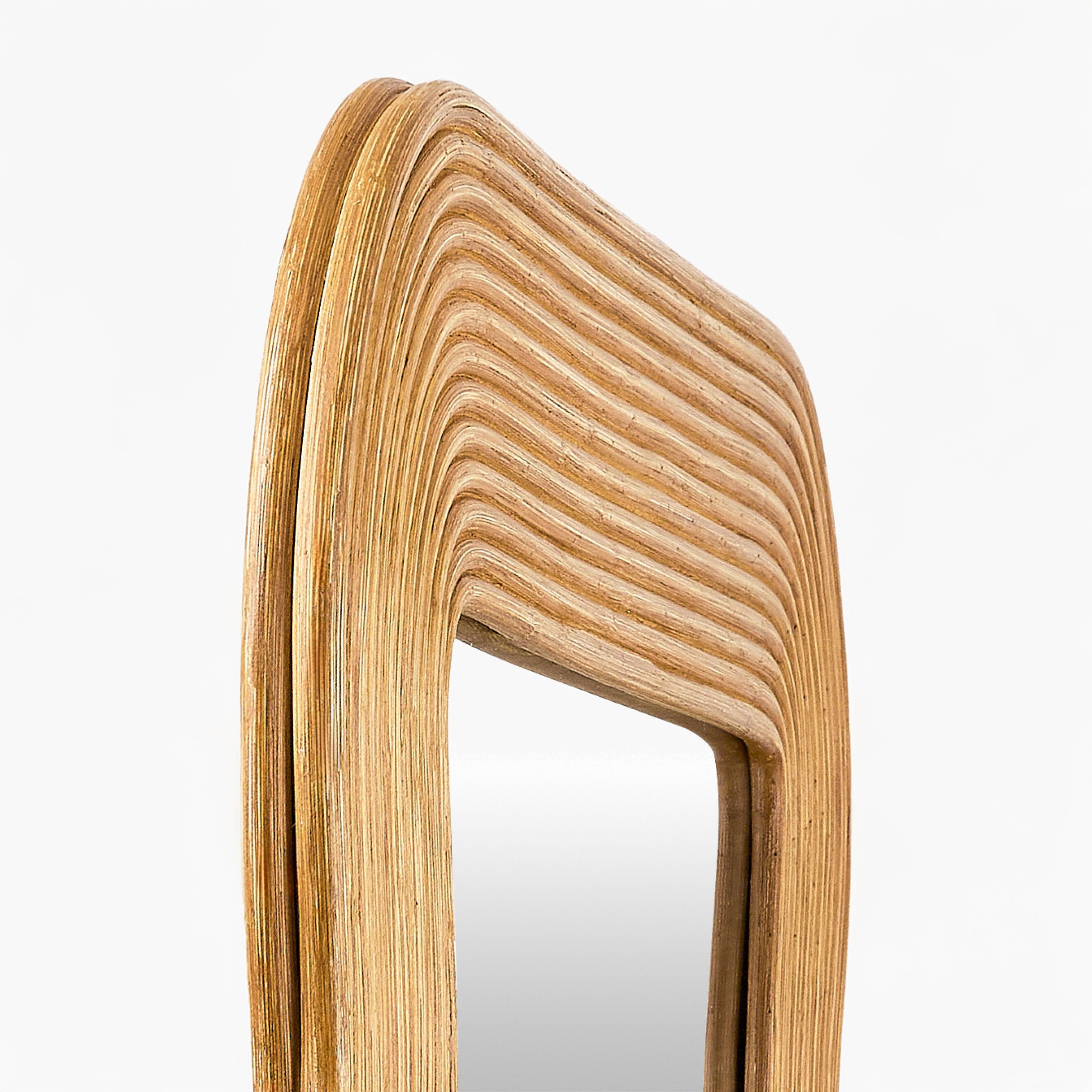 Close up of Dance Accent Mirror on a white background at Addison West