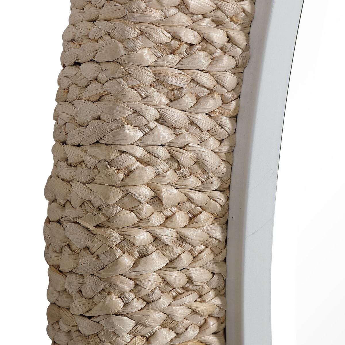 Close up of Carsten Round Accent Mirror on a white background at Addison West