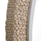 Close up of Carsten Round Accent Mirror on a white background at Addison West