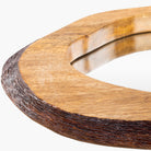 Close up of Edge Accent Mirror on a white background at Addison West