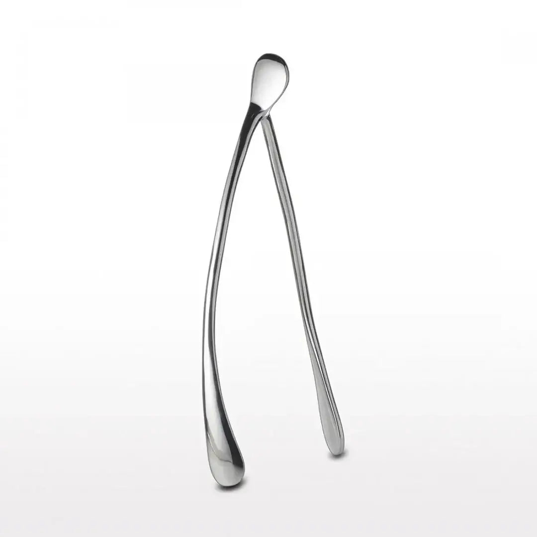 Large Silver Wishbone on a white background at Addison West