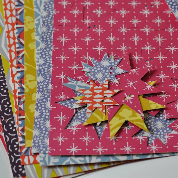 Make A Star Garland on a white background at Addison West