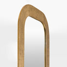 Close up of Enya Accent Mirror on a white background at Addison West