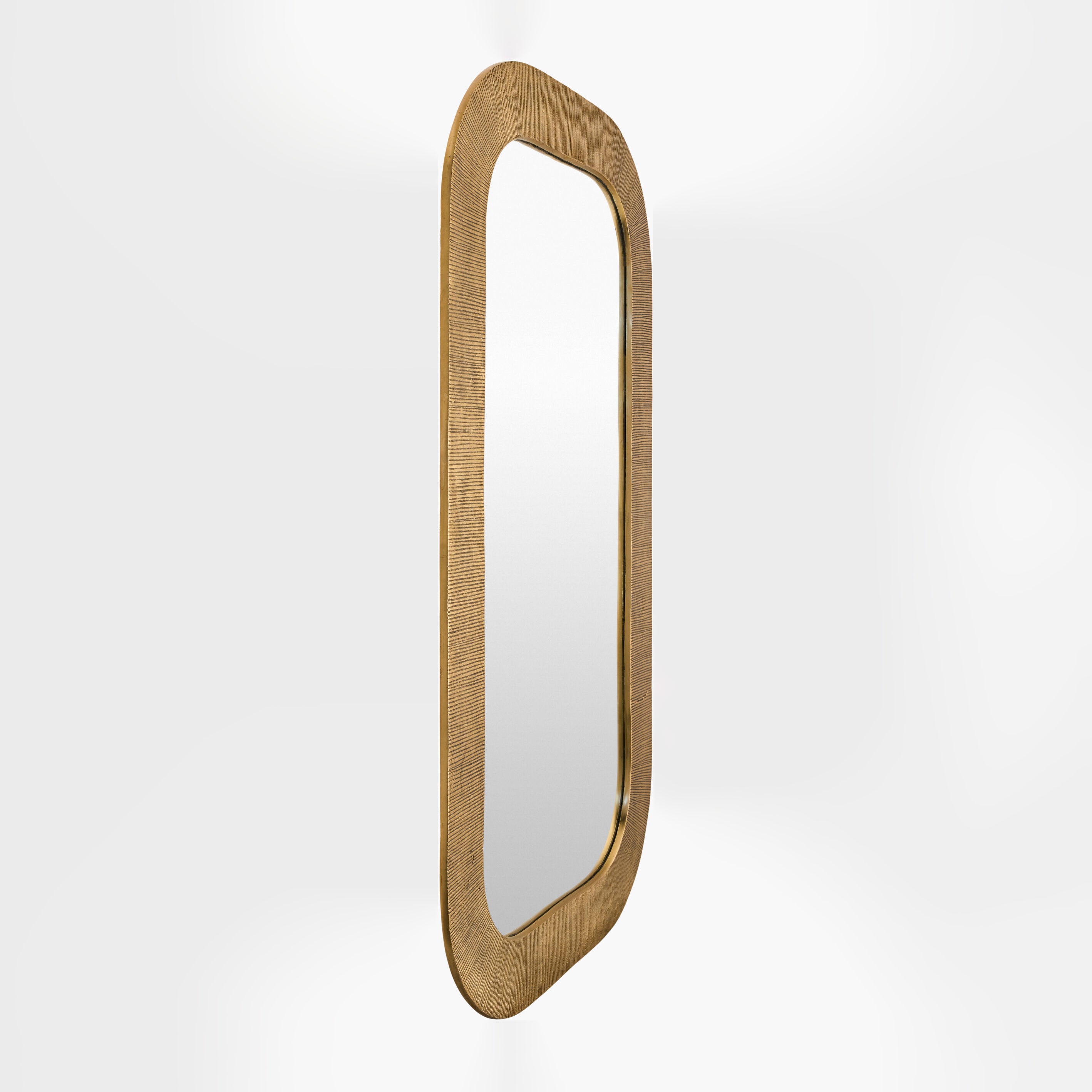 Enya Accent Mirror on a white background at Addison West