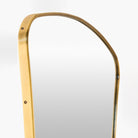 Close up of Estrella Mantel Mirror on a white background at Addison West