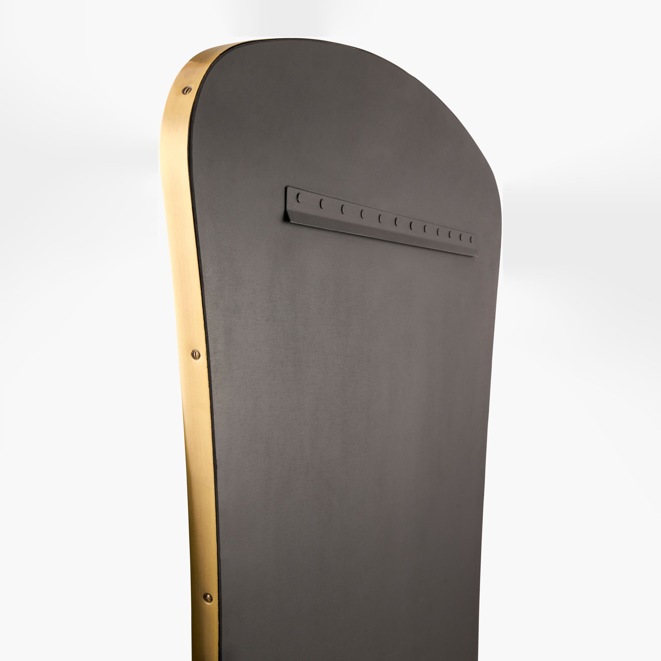 Back of Estrella Mantel Mirror on a white background at Addison West