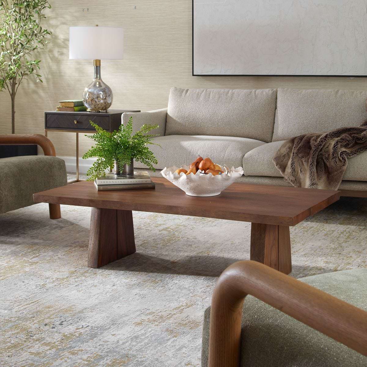 Glenridge Coffee Table in a living room at Addison West