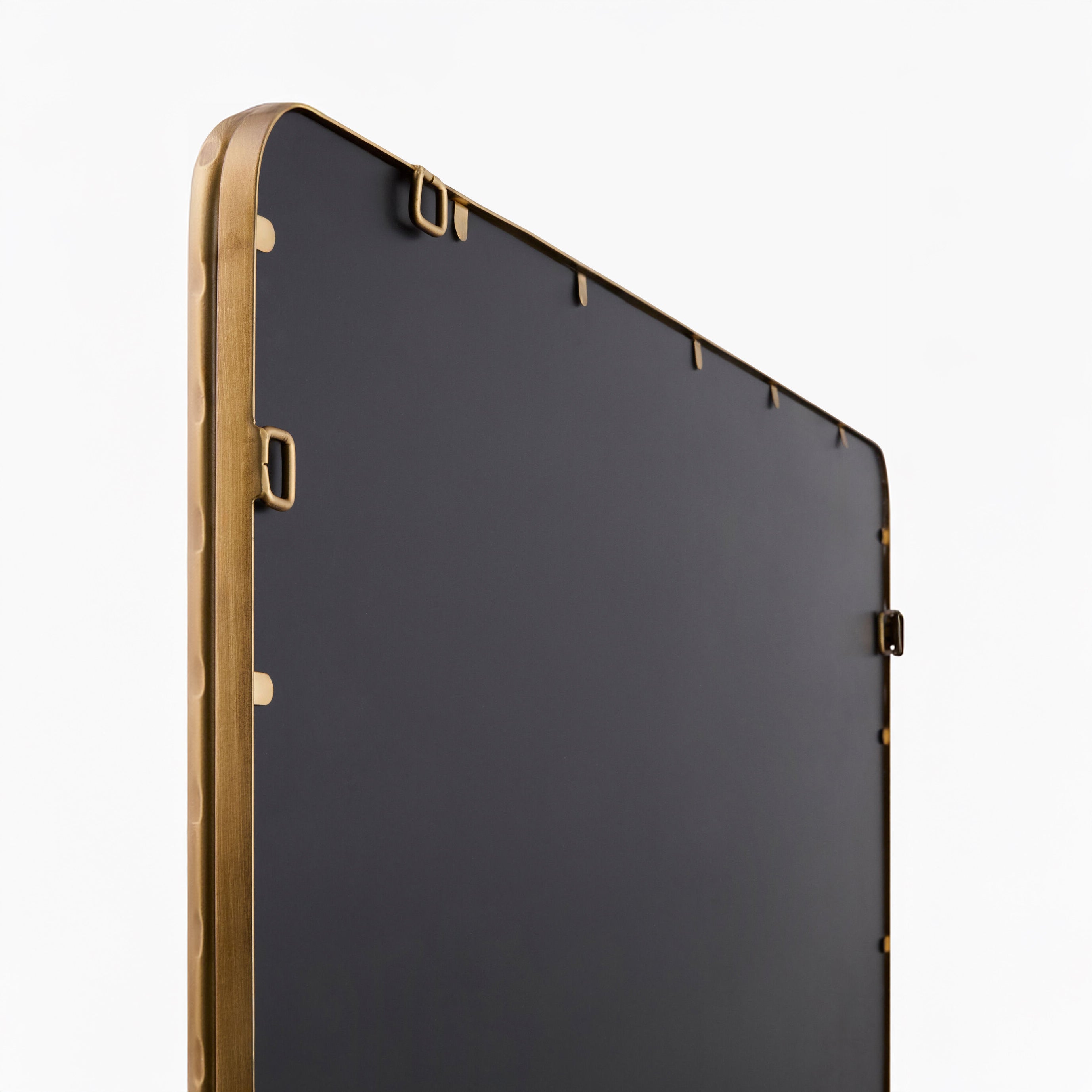 Back of Georgine Accent Mirror on a white background at Addison West