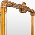 Close up of Highclere Mantel Mirror on a white background at Addison West