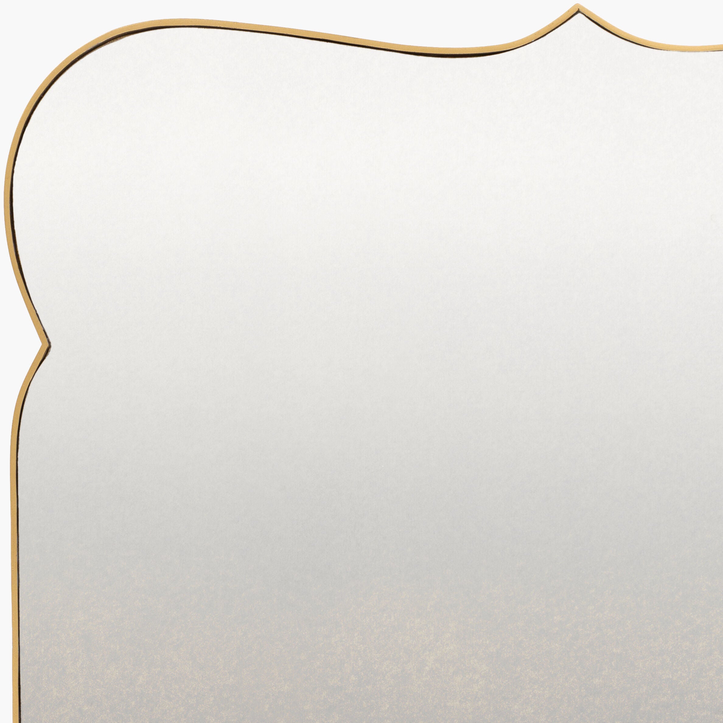 Close up of Imelda Accent Mirror on a white background at Addison West