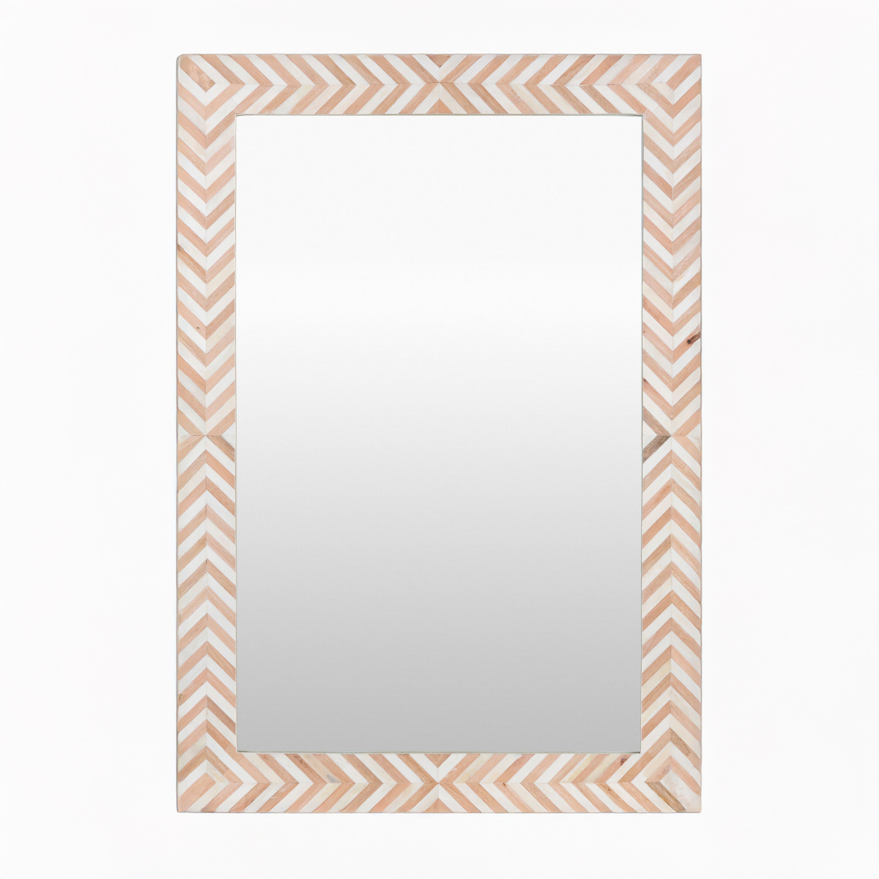 Kathryn Accent Mirror on a white background at Addison West