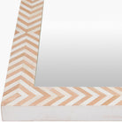 Close up of Kathryn Accent Mirror on a white background at Addison West