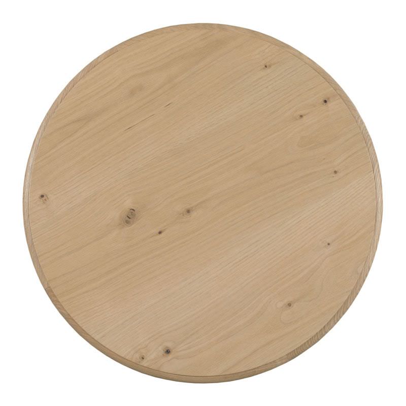 Woodbridge Absolute Pedestal Table on a white background at Addison West
