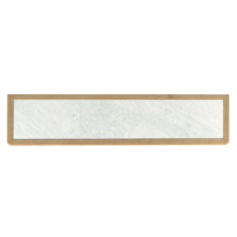 Woodbridge Furniture Baker's Sideboard in Limewash Finish on a white background at Addison West